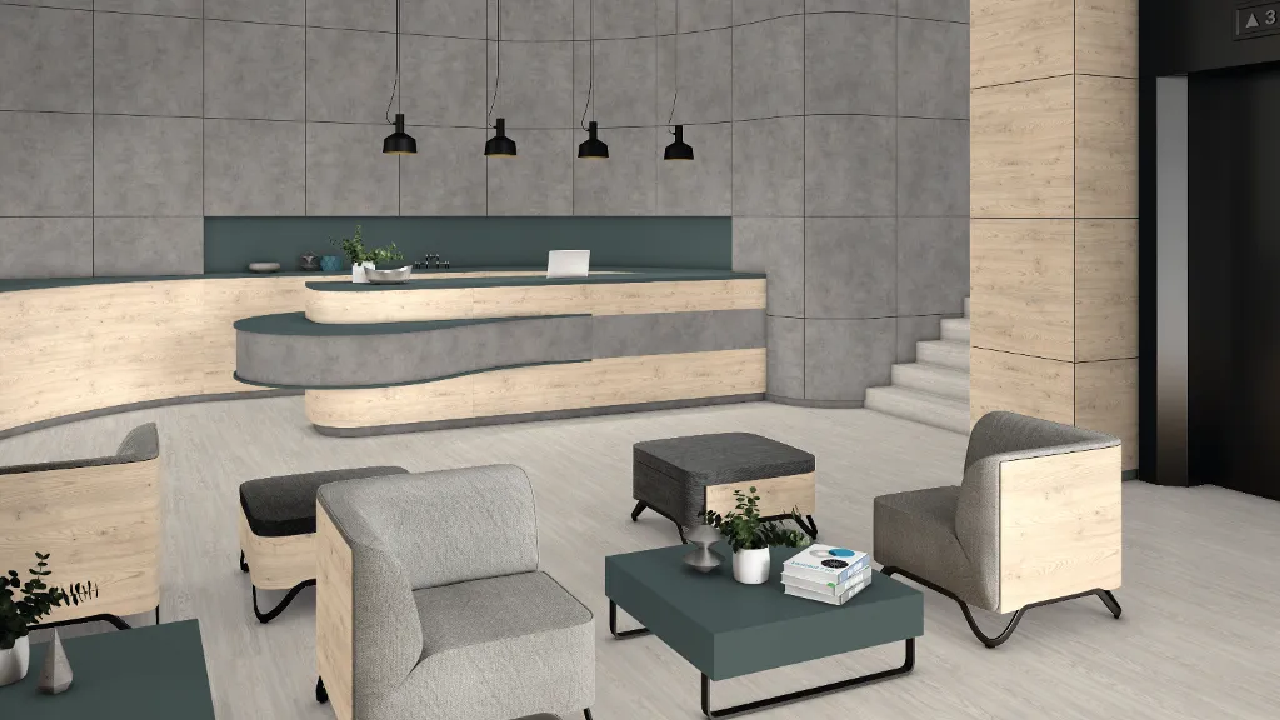 Poza Pal Beton Chicago gri deschis .Smoothtouch Matt - f186st9 [3]