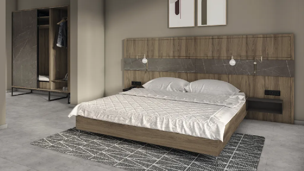 Poza Pal Stejar Charleston maro inchis .Feelwood Brushed - h3154st36 [3]