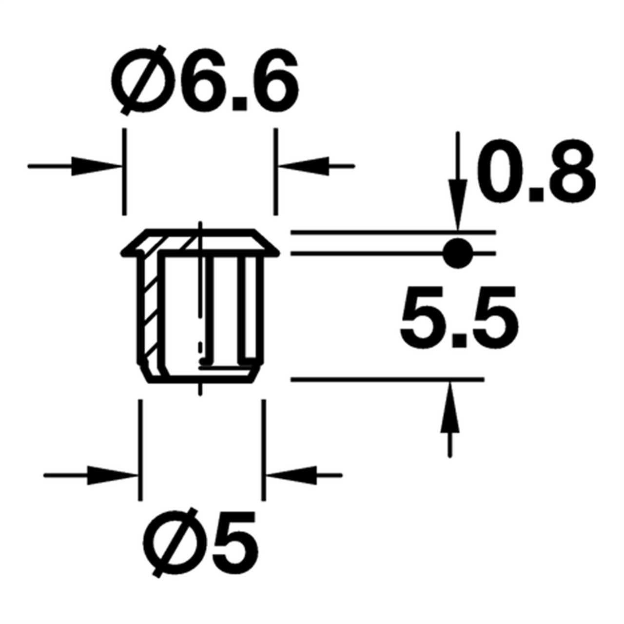 Poza Capacel, plastic, maro - 045.20.102 [3]