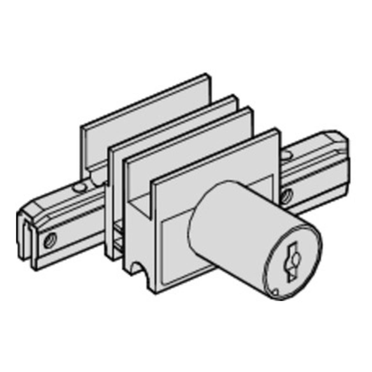 Poza incuietoare cu contrapiesa, Slido design 25 - 233.02.410 [1]