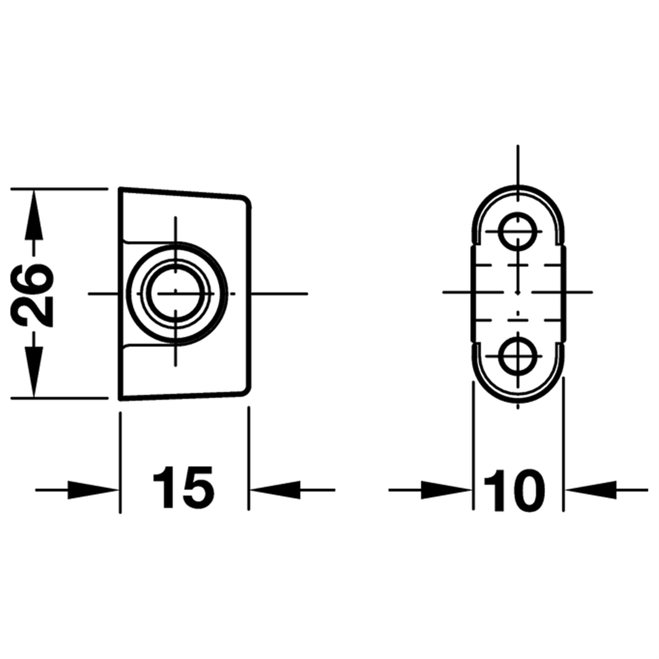 Poza Bara, ghidaj diametru 6 mm, zinc, nichel - 239.75.761 [2]