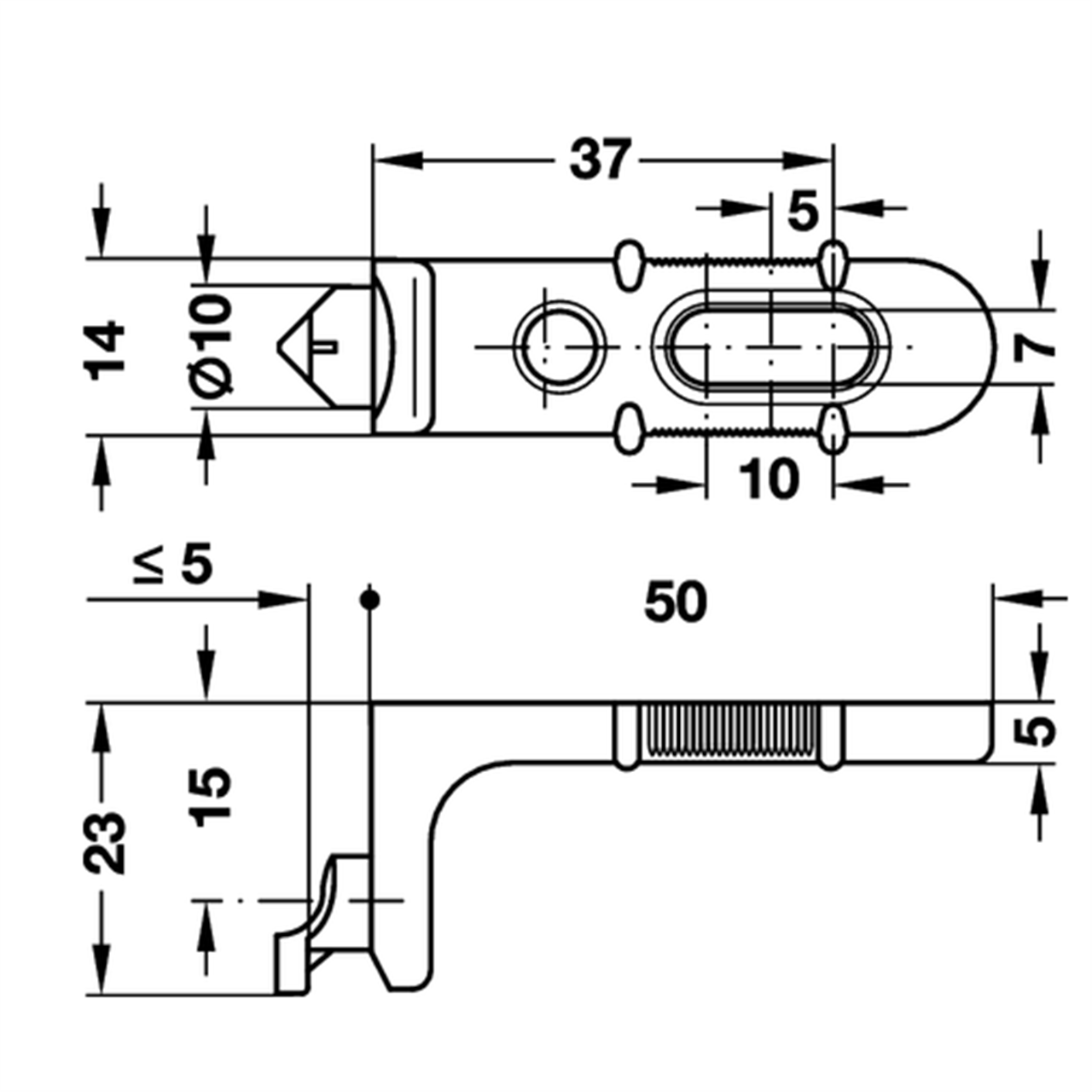 Poza Conector suspendare perete - 260.14.710 [2]