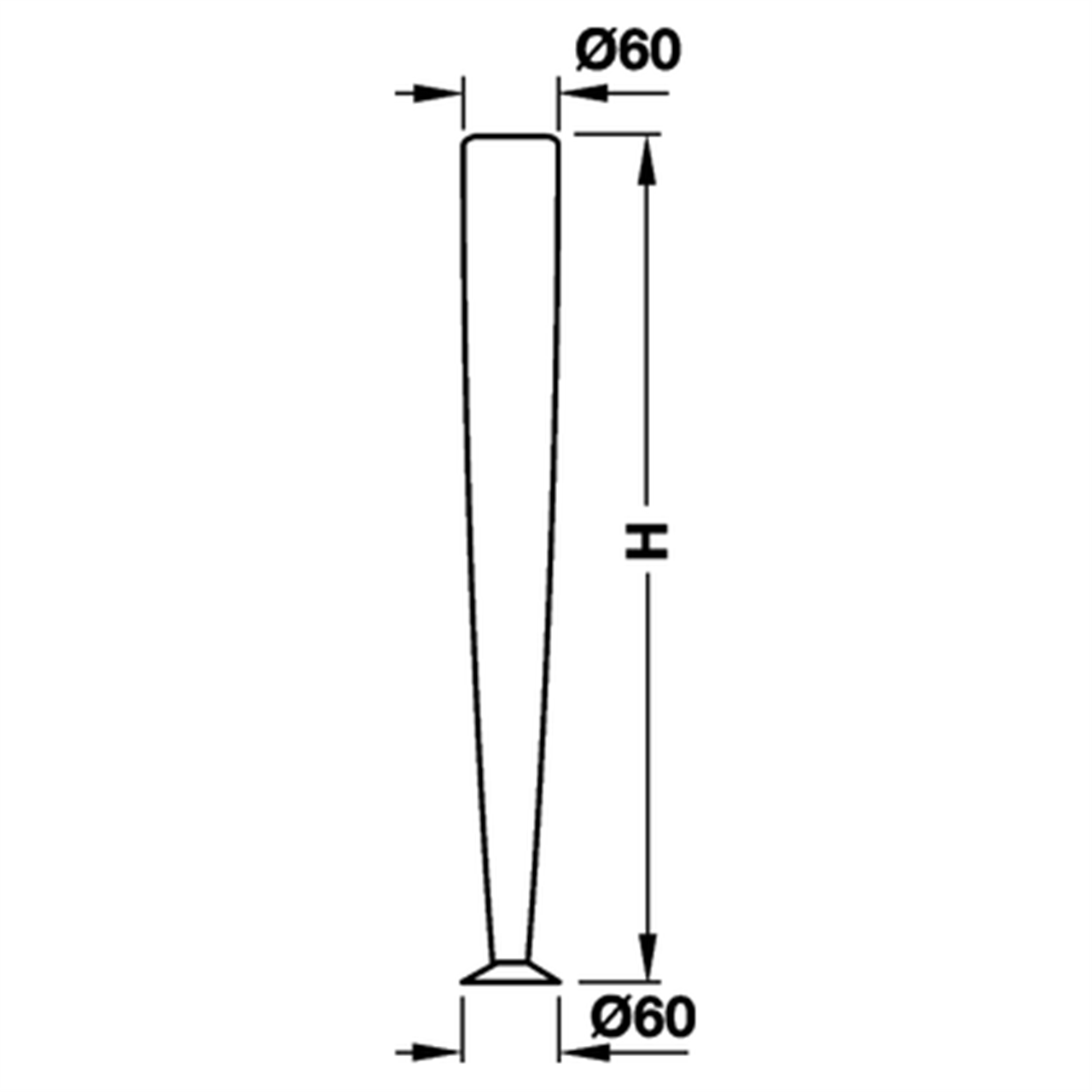 Poza Picior masa, Rondella, conic - 635.49.971 [3]