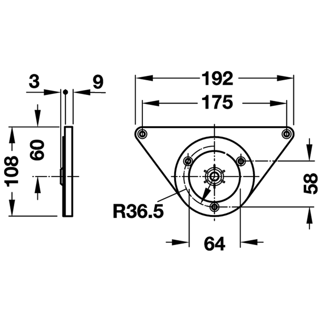 Poza Picior masa, Rondella, conic - 635.49.971 [4]