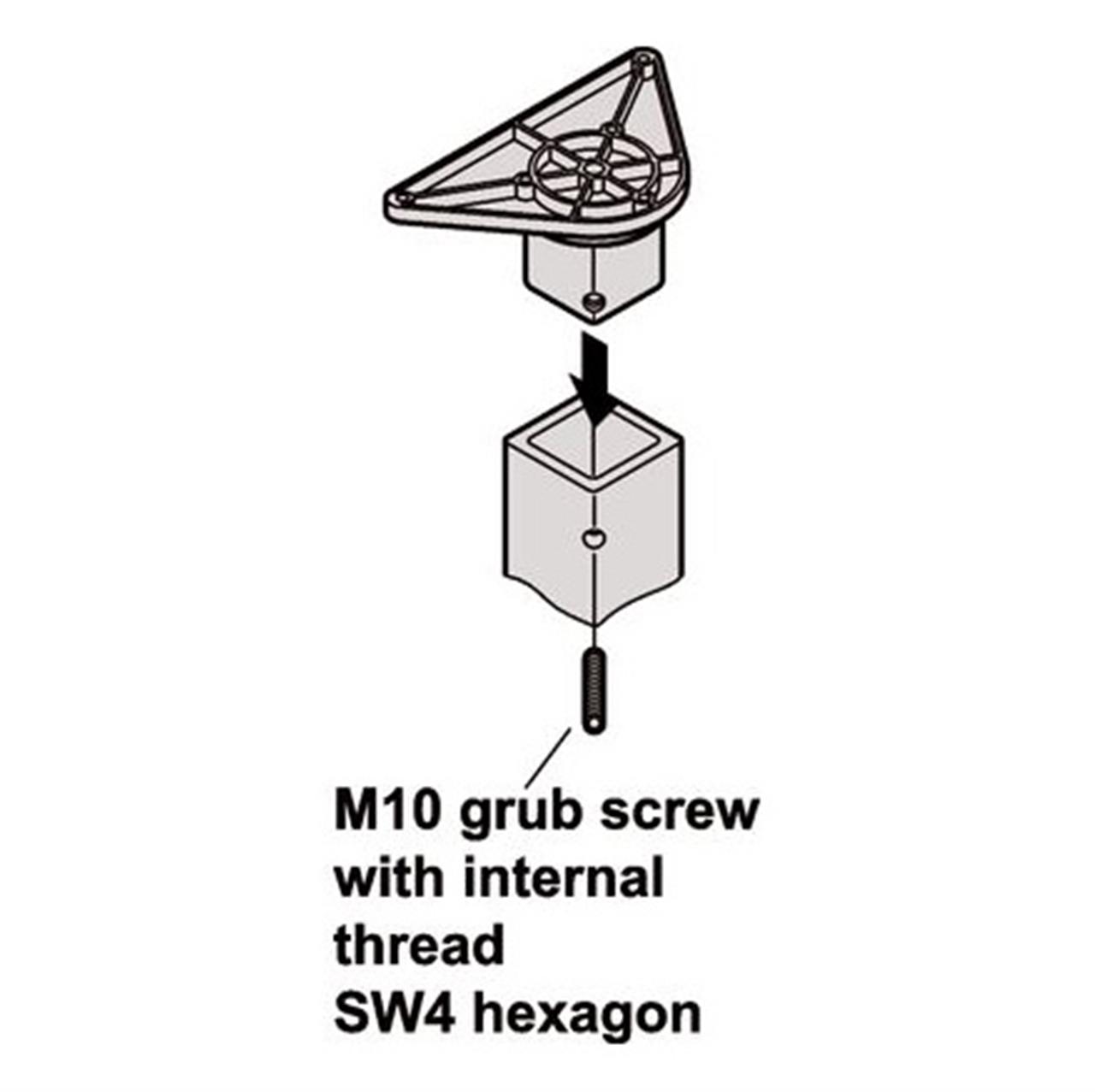 Poza Picior masa, Rondella, patrat - 635.59.272 [3]
