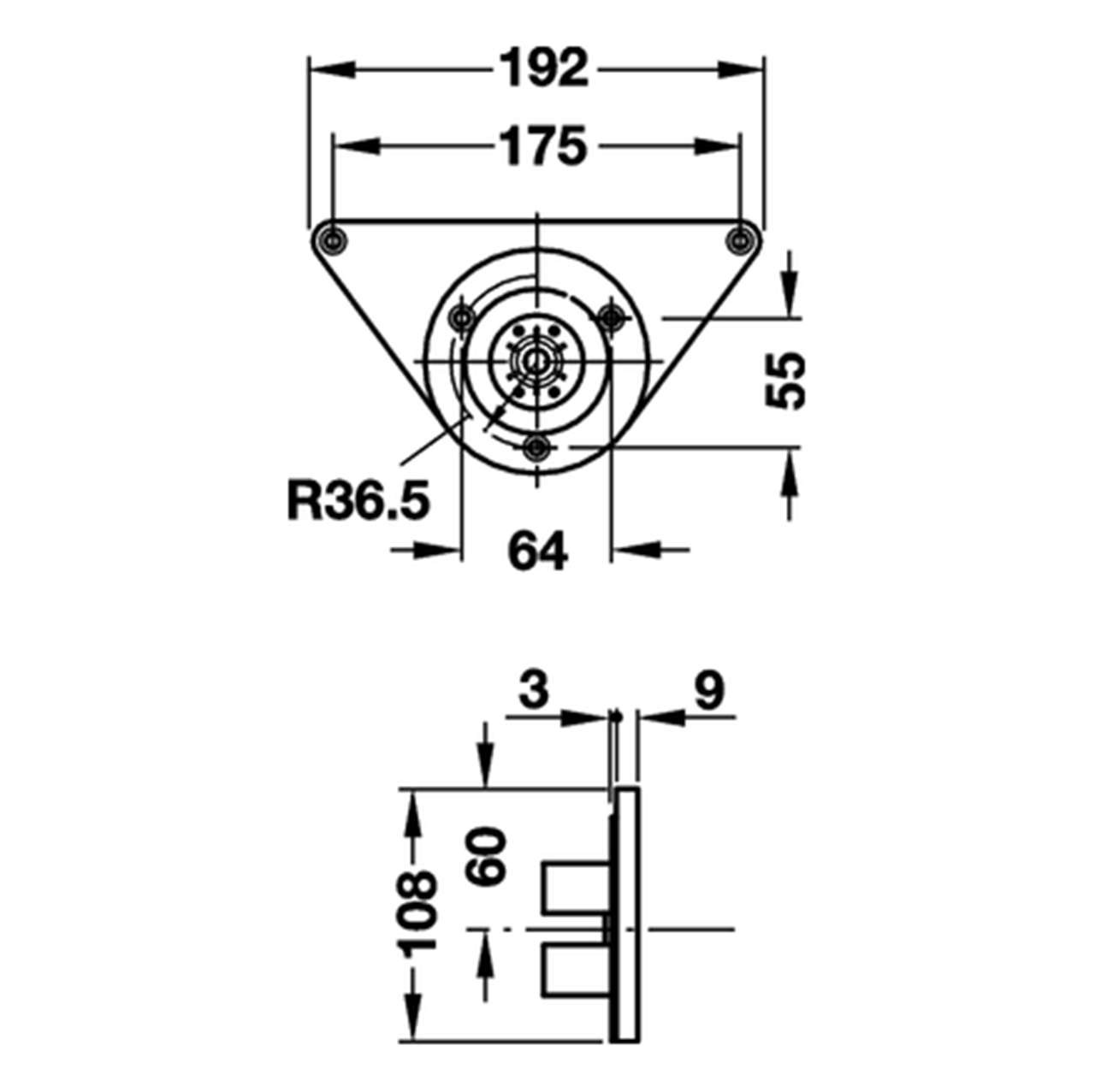 Poza Picior masa, Rondella, zinc, aluminiu - 635.66.270 [4]