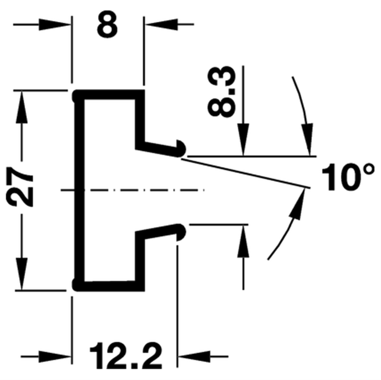 Poza Panou, Display 150, profil incastrabil, aluminiu - 790.56.100 [3]