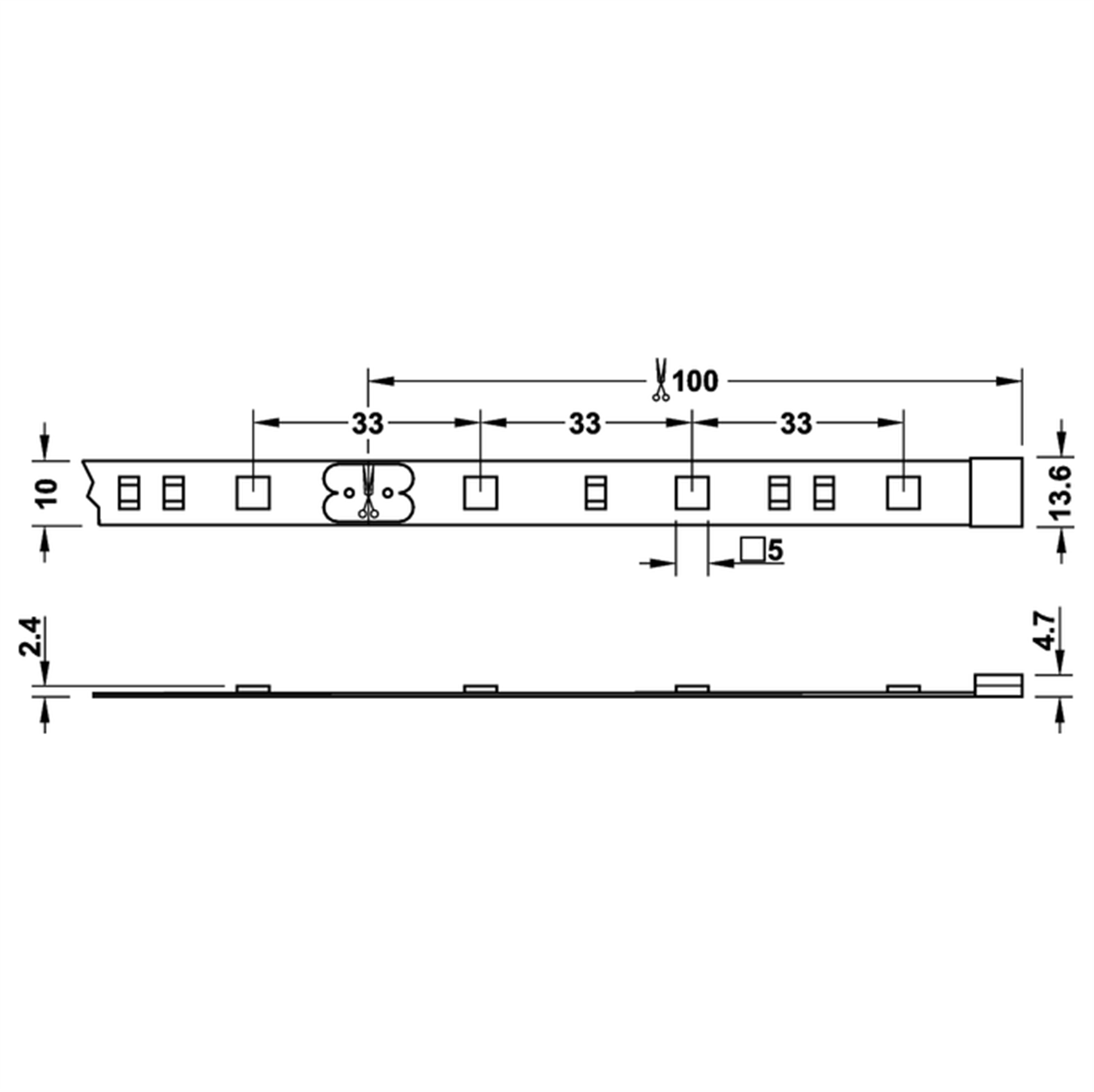 Poza Iluminare leduri, Led 2043, banda 12V/24W - 833.73.1xx [3]