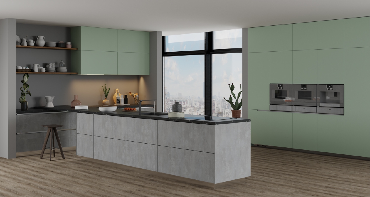 Poza Mdf Evogloss Soft Touch Mint, 1 fata - p010 [2]