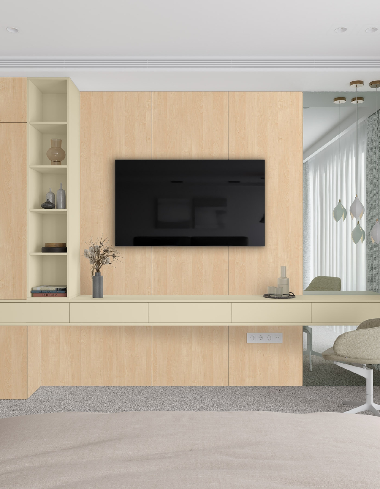 Poza Pal Mesteacan Alb .Bureau Structure - 1715bs [2]