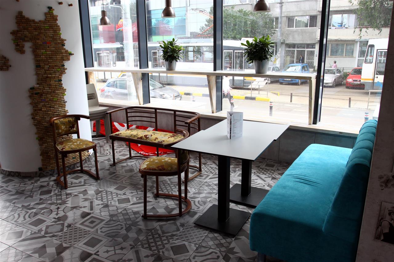 Poza Restaurant masa retro, pal, lemn, coco bolo natur - bsn151229 [3]