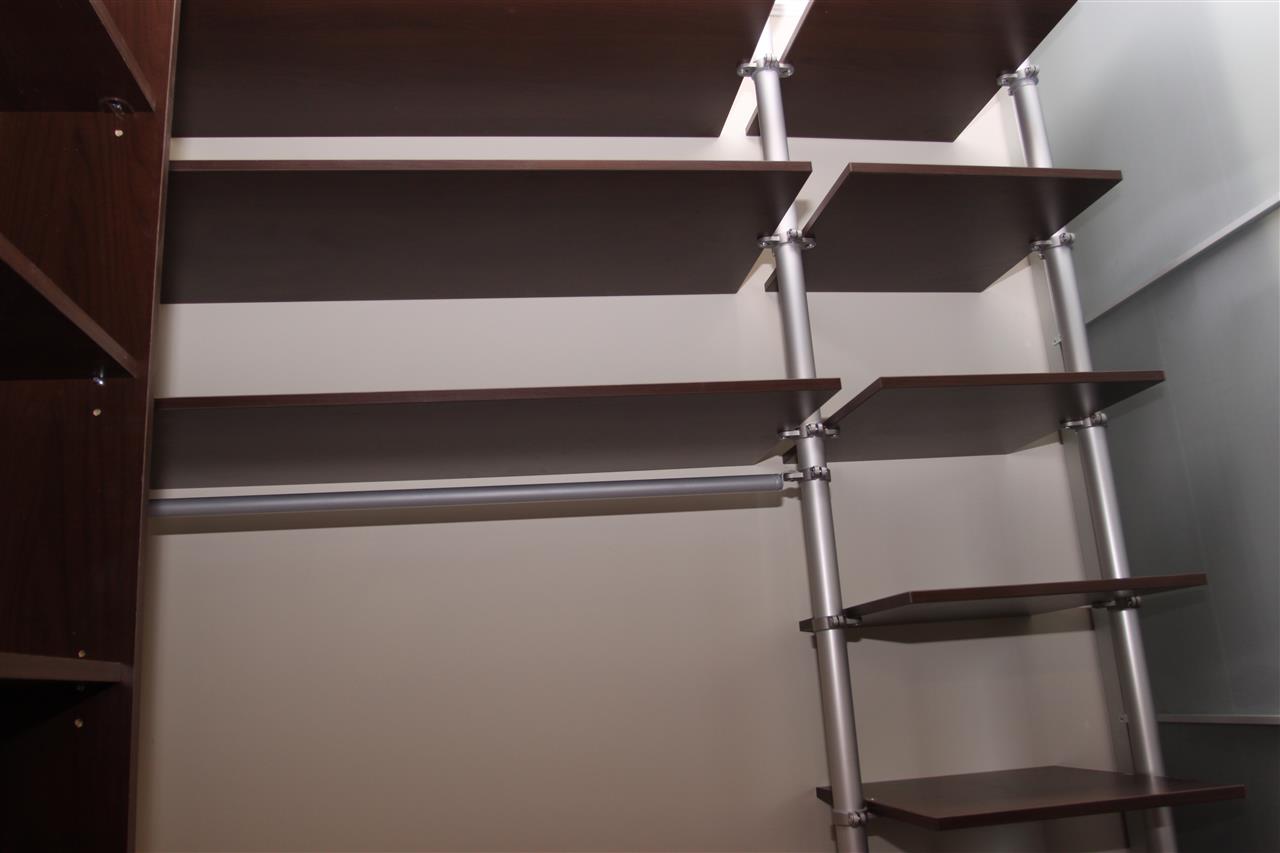 Poza dressing deschis, pal, stejar ferrara brun, suporti aluminiu - cdr091015 [2]