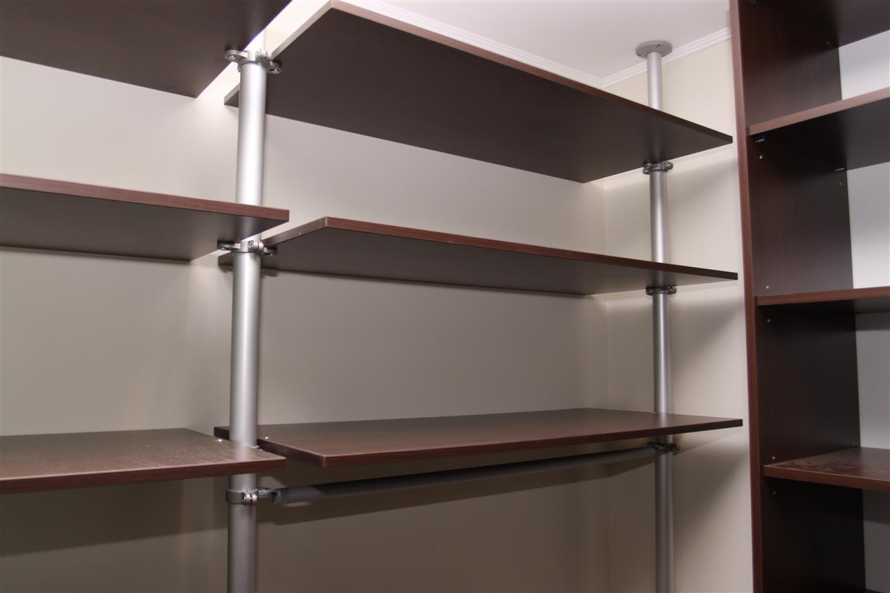 Poza dressing deschis, pal, stejar ferrara brun, suporti aluminiu - cdr091015 [3]