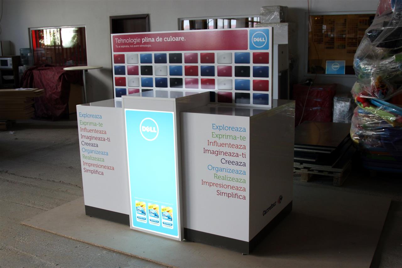 Poza Stand info point, pal, plexiglass, autocolant, iluminare led - mst100511 [2]